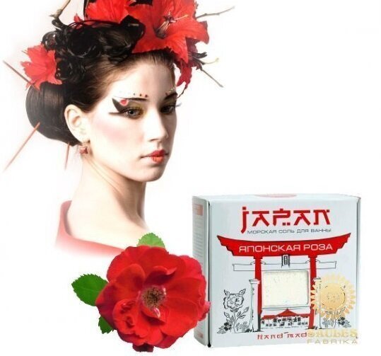 Vonios druska Saules Fabrika® Japanese Rose, 450 g kaina ir informacija | Dušo želė, aliejai | pigu.lt