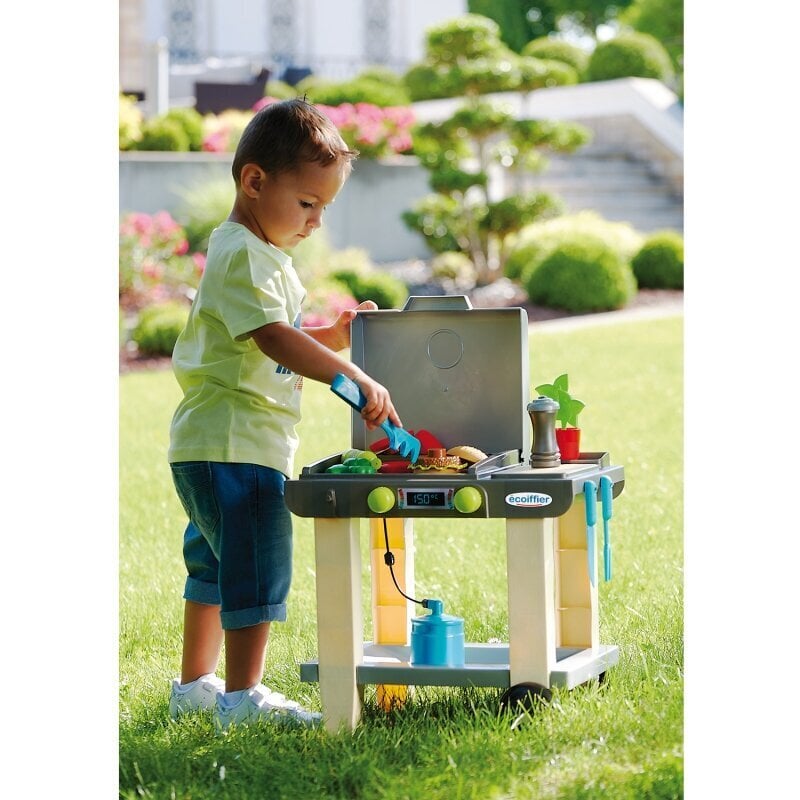 Žaislinė kepsninė ant ratukų su priedais Ecoiffier kaina ir informacija | Žaislai kūdikiams | pigu.lt