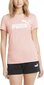 Marškinėliai moterims Puma Ess Logo Tee Brid, rožiniai цена и информация | Sportinė apranga moterims | pigu.lt