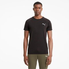 Футболка Puma Evostripe Tee Black цена и информация | Мужская спортивная одежда | pigu.lt