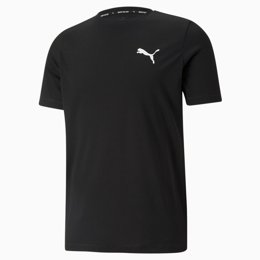 Puma marškinėliai Active Small Logo Black цена и информация | Sportinė apranga vyrams | pigu.lt