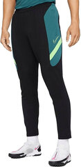 Nike Брюки Для мужчин M NK Dry Acd Trk Pants Black Green цена и информация | Мужские брюки FINIS | pigu.lt