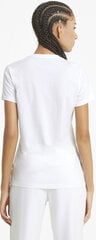 Puma marškinėliai Ess Logo Tee White kaina ir informacija | Palaidinės, marškiniai moterims | pigu.lt
