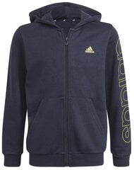 Adidas Джемпер B Lin Fz Hd Blue цена и информация | Свитеры, жилетки, пиджаки для мальчиков | pigu.lt