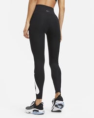 Nike Леггинсы W Nk Swoosh Run Tight 7/8 Black цена и информация | Спортивная одежда женская | pigu.lt