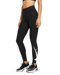 Nike Леггинсы W Nk Swoosh Run Tight 7/8 Black цена и информация | Спортивная одежда для женщин | pigu.lt