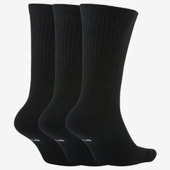Nike Баскетбольные носки U Nk Crew Everyday Bball Black цена и информация | Мужские носки | pigu.lt