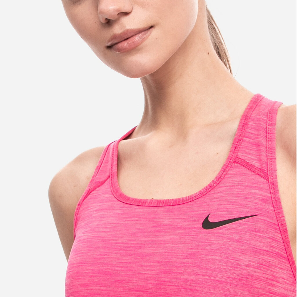 Sportinė liemenėlė moterims Nike Swoosh Band Bra Non Pad, rožinė kaina ir informacija | Sportinė apranga moterims | pigu.lt