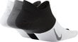 Kojinės vyrams Nike W Nk Everyday Plus 3pr, juodos kaina ir informacija | Vyriškos kojinės | pigu.lt