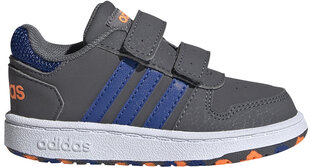 Детские кеды Adidas Hoops 2.0 Cmf I Grey цена и информация | Детская спортивная обувь | pigu.lt