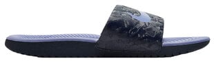 Nike šlepetės paaugliams Kawa Slide (GS/PS) Black Purple kaina ir informacija | Šlepetės, kambario avalynė vaikams | pigu.lt