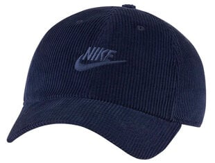 Kepurė vyrams Nike U NSW H86 Futura Corduroy, mėlyna kaina ir informacija | Nike Aksesuarai vyrams | pigu.lt