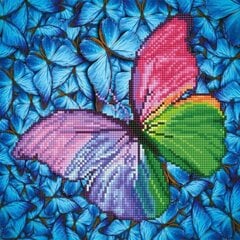 Deimantinė mozaika Flutter by Pink, 30x30 kaina ir informacija | Deimantinės mozaikos | pigu.lt