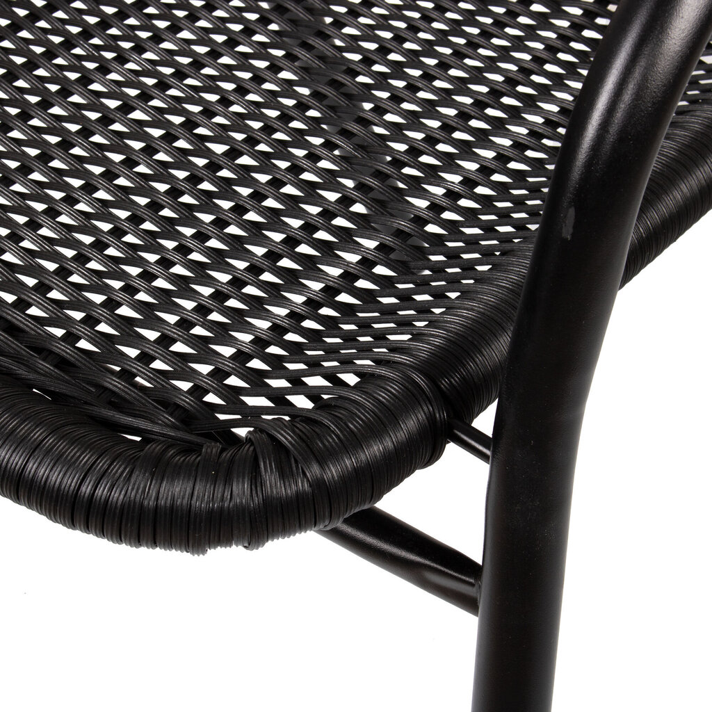 Lauko kėdė Springos GF1011, juoda цена и информация | Lauko kėdės, foteliai, pufai | pigu.lt