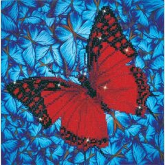 Deimantinė mozaika Flutter By Red, 30x30 kaina ir informacija | Deimantinės mozaikos | pigu.lt