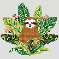 Deimantinė mozaika Sloth, 30x30 kaina ir informacija | Deimantinės mozaikos | pigu.lt