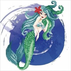 Алмазная мозаика Mermaid, 30 x 30 цена и информация | Алмазная мозаика | pigu.lt