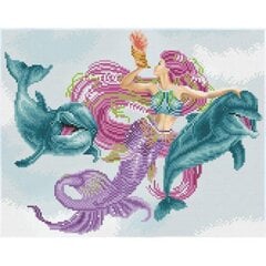 Алмазная мозаика Mermaid and Friends, 47 x 37 цена и информация | Алмазная мозаика | pigu.lt