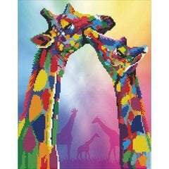 Deimantinė mozaika Girafe, 37x46 kaina ir informacija | Deimantinės mozaikos | pigu.lt