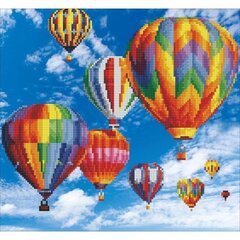 Deimantinė mozaika Ballons, 40x37 kaina ir informacija | Deimantinės mozaikos | pigu.lt