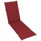 Terasos kėdės pagalvėlė, (75+105)x50x4 cm, raudona kaina ir informacija | Pagalvės, užvalkalai, apsaugos | pigu.lt