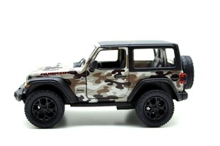 Модель автомобиля Kinsmart 2018 Jeep Wrangler Camo (Hard Top) цена и информация | Игрушки для мальчиков | pigu.lt