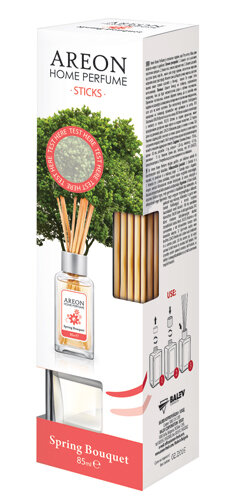 Areon oro gaiviklis namams Sticks - Spring Bouquet 85ml цена и информация | Namų kvapai | pigu.lt