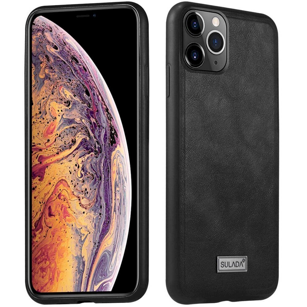 Sulada Royal Case, skirtas Apple iPhone 12 Pro Max, juodas kaina ir informacija | Telefono dėklai | pigu.lt