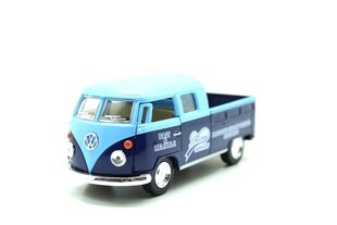 Automodelis Kinsmart 1963 Volkswagen Bus Double Cab Pickup kaina ir informacija | Žaislai berniukams | pigu.lt