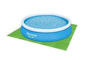 Baseino kilimėlis Bestway 58265 Flowclear, 8 dalys iš 81 x 81 cm, žalios spalvos 9889 kaina ir informacija | Baseinų priedai | pigu.lt