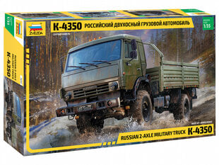 Klijuojamas modelis Zvezda 3692 Russian 2 Axle Military Truck K-4326 1/35 kaina ir informacija | Klijuojami modeliai | pigu.lt