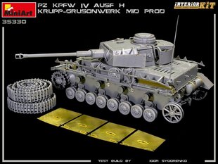 Klijuojamas modelis MiniArt 35330 Pz.Kpfw.IV Ausf. H KRUPP-GRUSONWERK. MID PROD. AUG-SEP 1943. INTERIOR KIT 1/35 kaina ir informacija | Klijuojami modeliai | pigu.lt