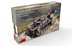 Клеющаяся модель MiniArt 35330 Pz.Kpfw.IV Ausf. H KRUPP-GRUSONWERK. MID PROD. AUG-SEP 1943. INTERIOR KIT 1/35 цена и информация | Склеиваемые модели | pigu.lt