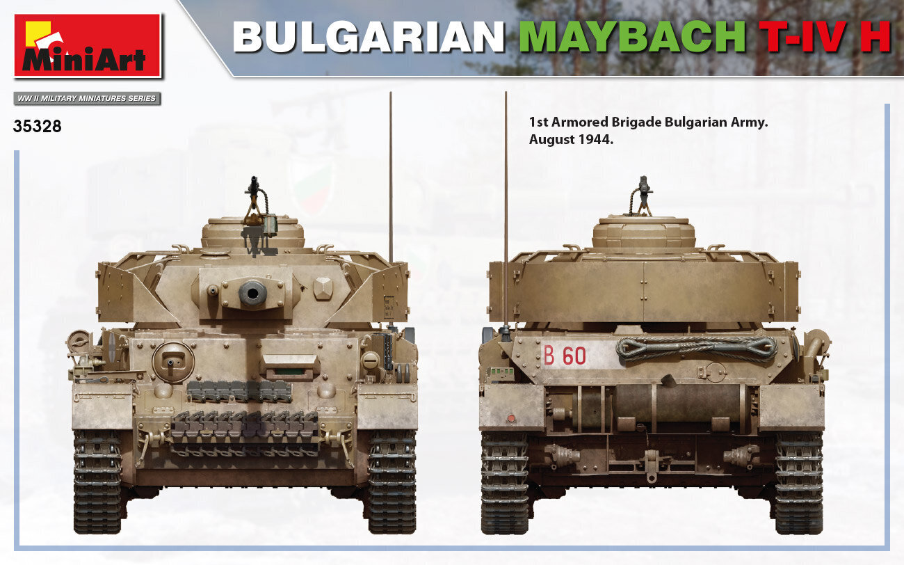 Klijuojamas modelis MiniArt 35328 Bulgarian Maybach T-IV H 1/35 цена и информация | Klijuojami modeliai | pigu.lt