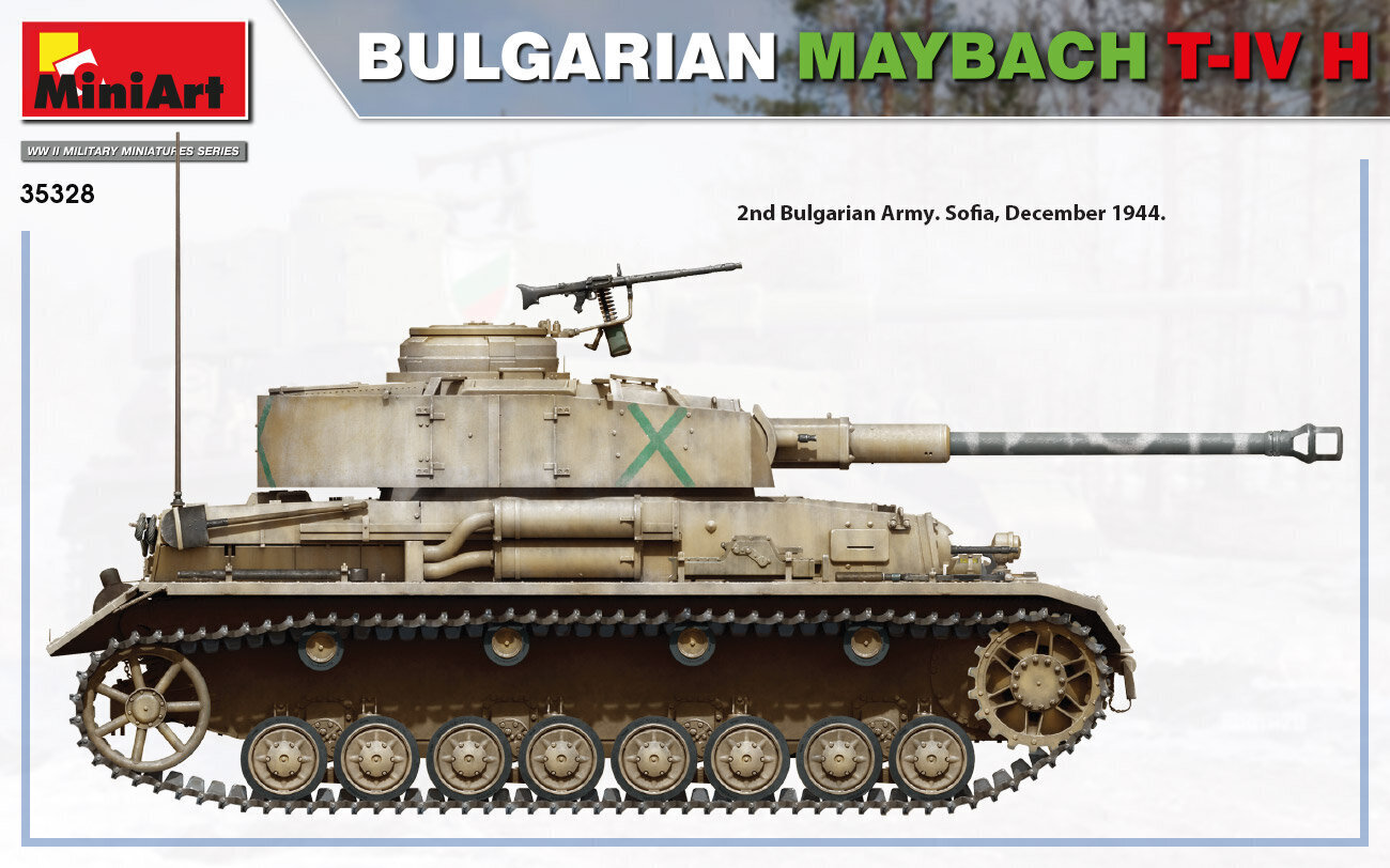 Klijuojamas modelis MiniArt 35328 Bulgarian Maybach T-IV H 1/35 цена и информация | Klijuojami modeliai | pigu.lt