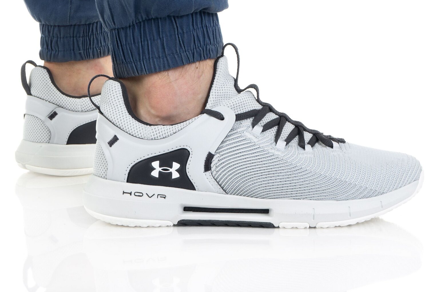 Kedai vyrams Under Armour HOVR Rise 2 3023009-101, pilki kaina ir informacija | Kedai vyrams | pigu.lt