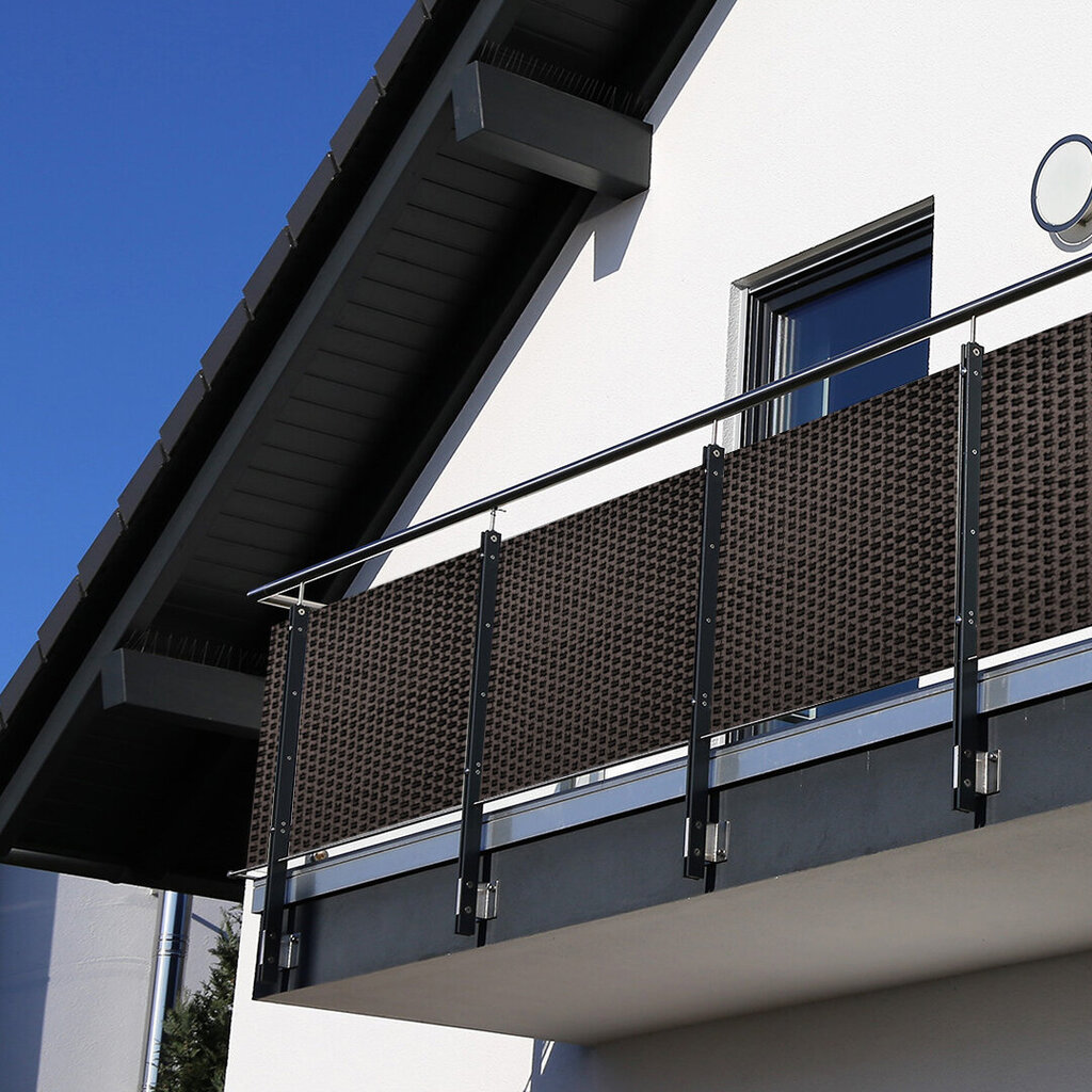 Balkono ir tvoros uždengimo juosta, 1m x 3m цена и информация | Tvoros ir jų priedai | pigu.lt