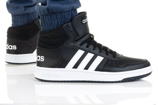 Кеды мужские Adidas Hoops 2.0 MID FY8618, черные цена и информация | Кроссовки для мужчин | pigu.lt