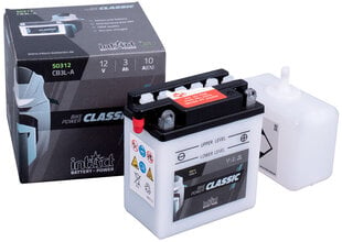 Akumuliatorius motociklams intAct Battery-Power Classic CB3L-A 12V 3Ah kaina ir informacija | Moto akumuliatoriai | pigu.lt