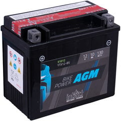 Akumuliatorius motociklams intAct Battery-Power AGM YTX12-BS ,10Ah ,c20 ,130A kaina ir informacija | Moto akumuliatoriai | pigu.lt