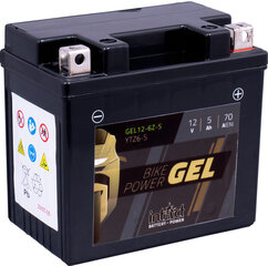 Аккумулятор для мотоциклов intAct Battery-Power GEL (YTZ6-S) 12V 5AH (c20) 70A (EN) цена и информация | Мото аккумуляторы | pigu.lt