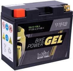 Akumuliatorius motociklams intAct Battery-Power GEL YT12B-4 12V 10Ah c20 210A kaina ir informacija | Moto akumuliatoriai | pigu.lt