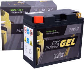 Akumuliatorius motociklams intAct Battery-Power GEL YT12B-4 12V 10Ah c20 210A kaina ir informacija | Moto akumuliatoriai | pigu.lt