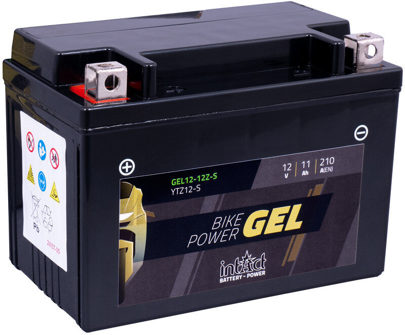 Akumuliatorius motociklams intAct Battery-Power GEL YTZ12-S 12V 11Ah c20 210A kaina ir informacija | Moto akumuliatoriai | pigu.lt