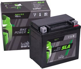 Аккумулятор для мотоциклов intAct Battery-Power SLA (YTZ7-S) 6AH (c20) 80A (EN) цена и информация | Мото аккумуляторы | pigu.lt