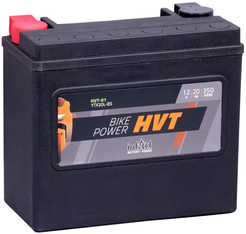 Akumuliatorius motociklams intAct Battery-Power HVT YTX20L-BS 12V 20Ah c20 350A цена и информация | Moto akumuliatoriai | pigu.lt