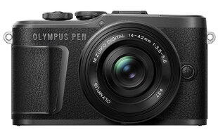 Olympus PEN E-PL10 + ED 14-42mm EZ PANCAKE (Black) цена и информация | Цифровые фотоаппараты | pigu.lt