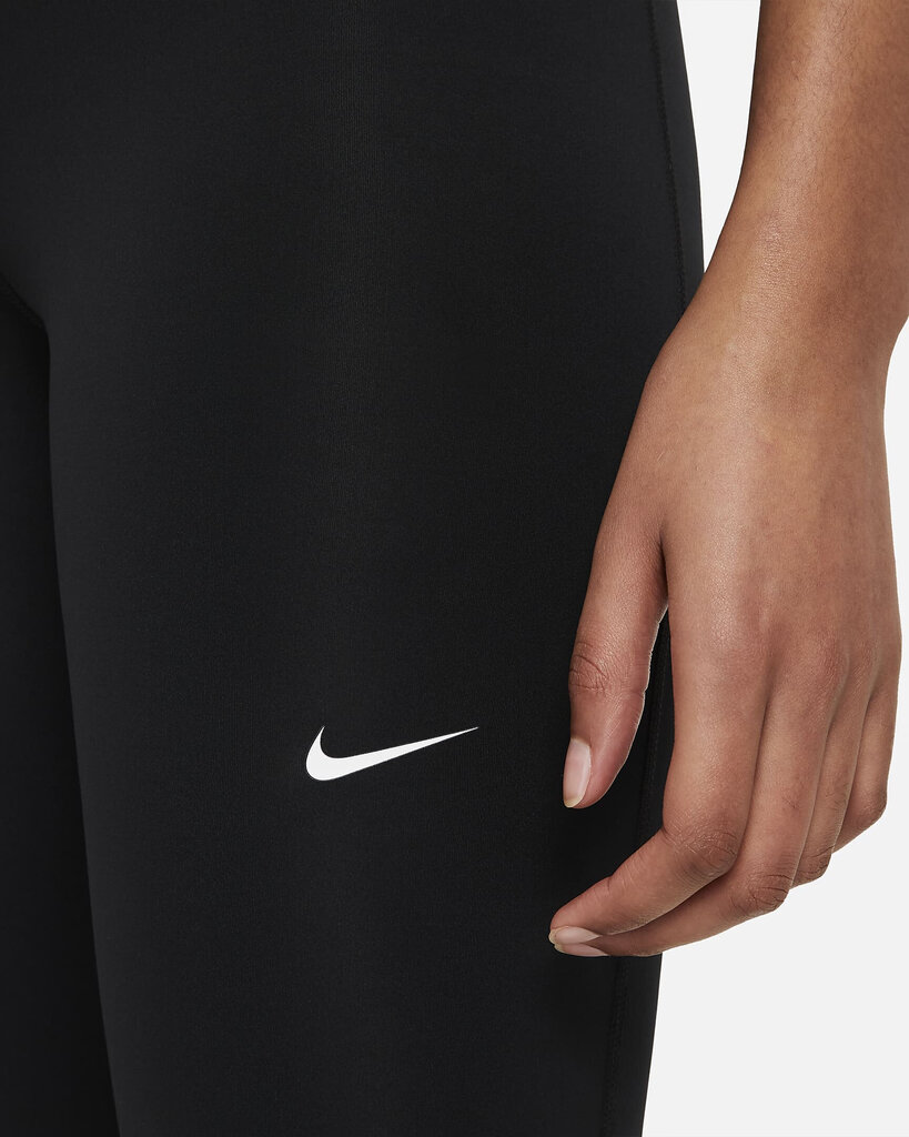 Tamprės moterims Nike W Np 365 Tight 7/8 Hi Rise, juodos kaina ir informacija | Sportinė apranga moterims | pigu.lt