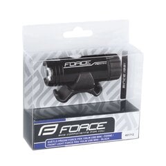 Передний фонарь Force Pen Mini 150LM USB, черный цена и информация | FORCE Спорт, досуг, туризм | pigu.lt