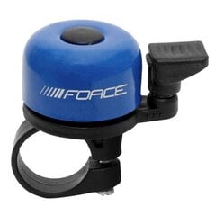 Skambutis Force Mini, 22,2 mm, mėlynas kaina ir informacija | Dviračių skambučiai, signalai | pigu.lt